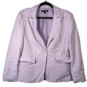 Chadwicks of Boston Women's Pastel Purple‎ Cottagecore Spring Blazer Elegant 10